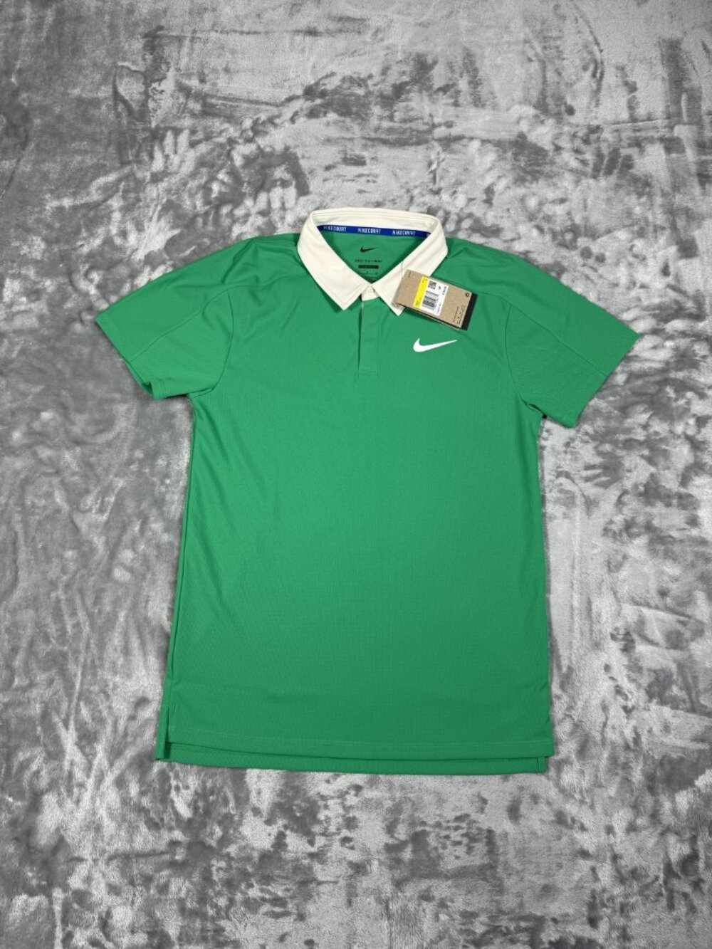 New Nike NikeCourt Dri-FIT ADV Polo Shirt Men's Small Green Tennis FZ6931 324